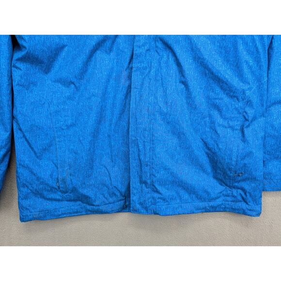 Columbia Thermal Coil Hooded Insulated Jacket Mens Sz Large Full Zip 3 in 1 Blue - Picture 5 of 13